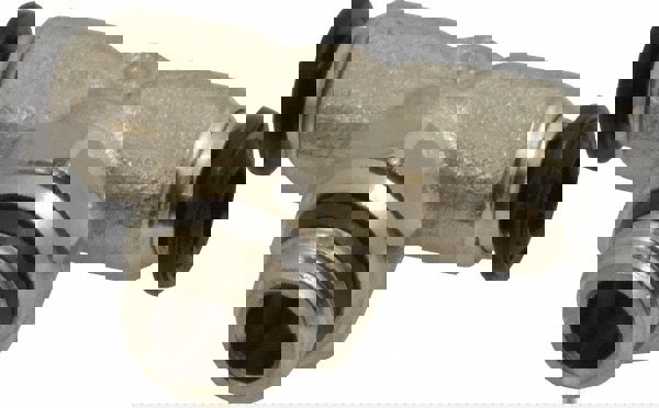 Push-To-Connect Tube to Universal Thread Tube Fitting: Swivel Branch Tee, 1/8